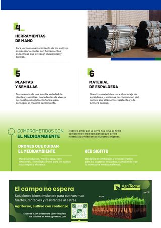 Página 4: Productos (4 a 6) y compromiso medioambiental
